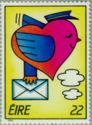 Stylised Love Bird with Letter