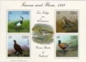 Ireland Birds 1989 souvenir sheet