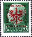 Italian Overprints - "Provinz / Laibach / Ljubljanska / Pokr