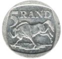 5 Rand (Iningizimu Afrika - Zulu language)