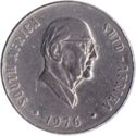 50 Cents (2nd President Jacobus Fouché - English - Afrikaan