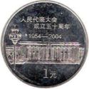 1 Yuan (50th Year of People's Congress)