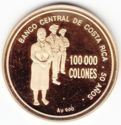 100,000 Colones (50 Years - Central Bank)