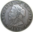 50 Centavos (400th Ann. of Columbus Discovery of America)