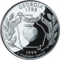 25 Cents / Quarter (Georgia - Silver edition)