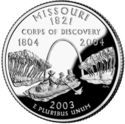 25 Cents / Quarter (Missouri - Silver edition)