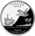25 Cents / Quarter (Florida - Silver edition)