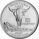25 Cents / Quarter (Montana - Big Sky Country - Silver edition)