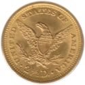 2½ Dollars (Coronet Head / Eagle)