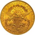 20 Dollars (Twenty - Liberty Coronet head w/ motto - Double eagle)