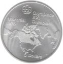 5 Dollars (XXI Summer Olym. Games 1976 Montreal - North America - Series I)
