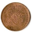 2 Centimes (Flemish legend)