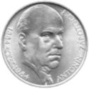 100 Korun (100th Birth annivers. of 6th president Antonín Zápotocký)