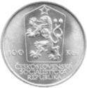 100 Korun (100th Birth annivers. of 6th president Antonín Zápotocký)