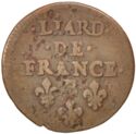 1 Liard (Louis XIV - B★ - Pont-de-l'Arche)