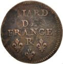 1 Liard (Louis XIV - R - Villeneuve Saint André)
