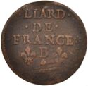 1 Liard (Louis XIV - B - Rouen)