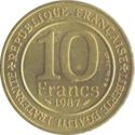 10 Francs (Millennium of King Capet and France)