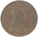 1 Liard (Louis XIV - Essai double face and date - Vimy)