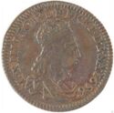 1 Liard (Louis XIV - Essai double face and date - Vimy)