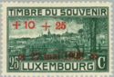 View on Luxembourg City (Surcharged)