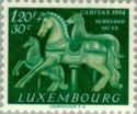 Carousel Horses, Merry-go-round Horses (Background green)