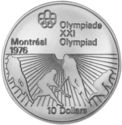 10 Dollars (XXI Summer Olym. Games 1976 Montreal - Field Hockey - Series VI)