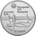 10 Dollars (XXI Summer Olympic Games 1976 Montreal - Sailing - Series V)