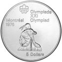 5 Dollars (XXI Summer Olym. Games 1976 Montreal - Canoeing - Series III)