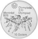 10 Dollars (XXI Summer Olym. Games 1976 Montreal - Lacrosse - Series III)