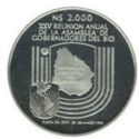2,000 Nuevos Pesos (XXI BID Governors Assembly)