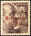 General Franco.Overprinted