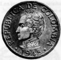 1 Peso (Bolivar in uniform)