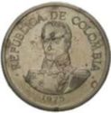 2 Pesos (Bust of Bolivar by Jose Maria Espinoza)