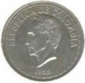 20 Centavos (Roulin Bust, Bolivar left)