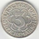 3 Reichsmark (1000th Anniv. - Founding of Nordhausen - A)
