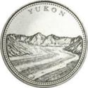 25 Cents (125th Anniversary of Confederation - Yukon)