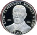 20 Dollars (28th/27th U.S. President Woodrow Wilson)