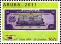 Banknote - 25 Gourdes, Haiti 1993
