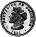 50 Centavos (400th Ann. of Columbus Discovery of America)