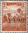Hungarian Reaper stamp overprinted FIUME