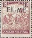 Hungarian Reaper stamp overprinted FIUME