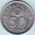 50 Pesetas (FIFA World Cup of Spain)