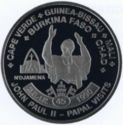 10 Francs (45th Papal Visit - C. Verde, G.-Bissau, Mali, Bur