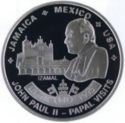 10 Francs (60th Papal Visit - Jamaica + Mexico + USA)