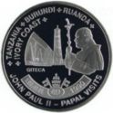 10 Francs (49th Papal Visit- Tanz. + Burun. + Ruand. + Ivory