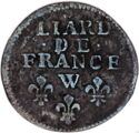 1 Liard (Louis XIV - W - Lille)