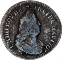 1 Liard (Louis XIV - W - Lille)