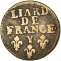 1 Liard (Louis XIV - Y - Bourges)