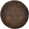 1 Liard (Louis XIV - 9 - Rennes)
